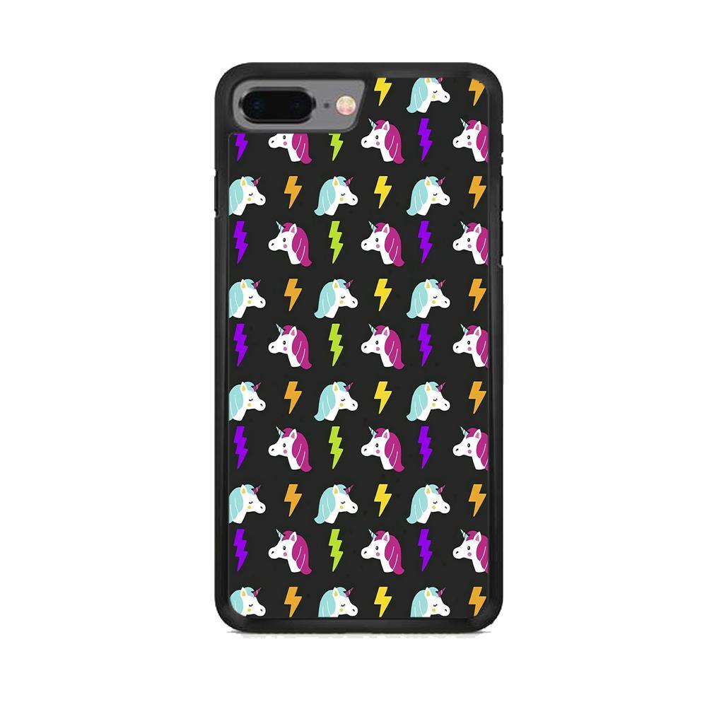 Unicorn Flash Grey iPhone 8 Plus Case - ezzyst