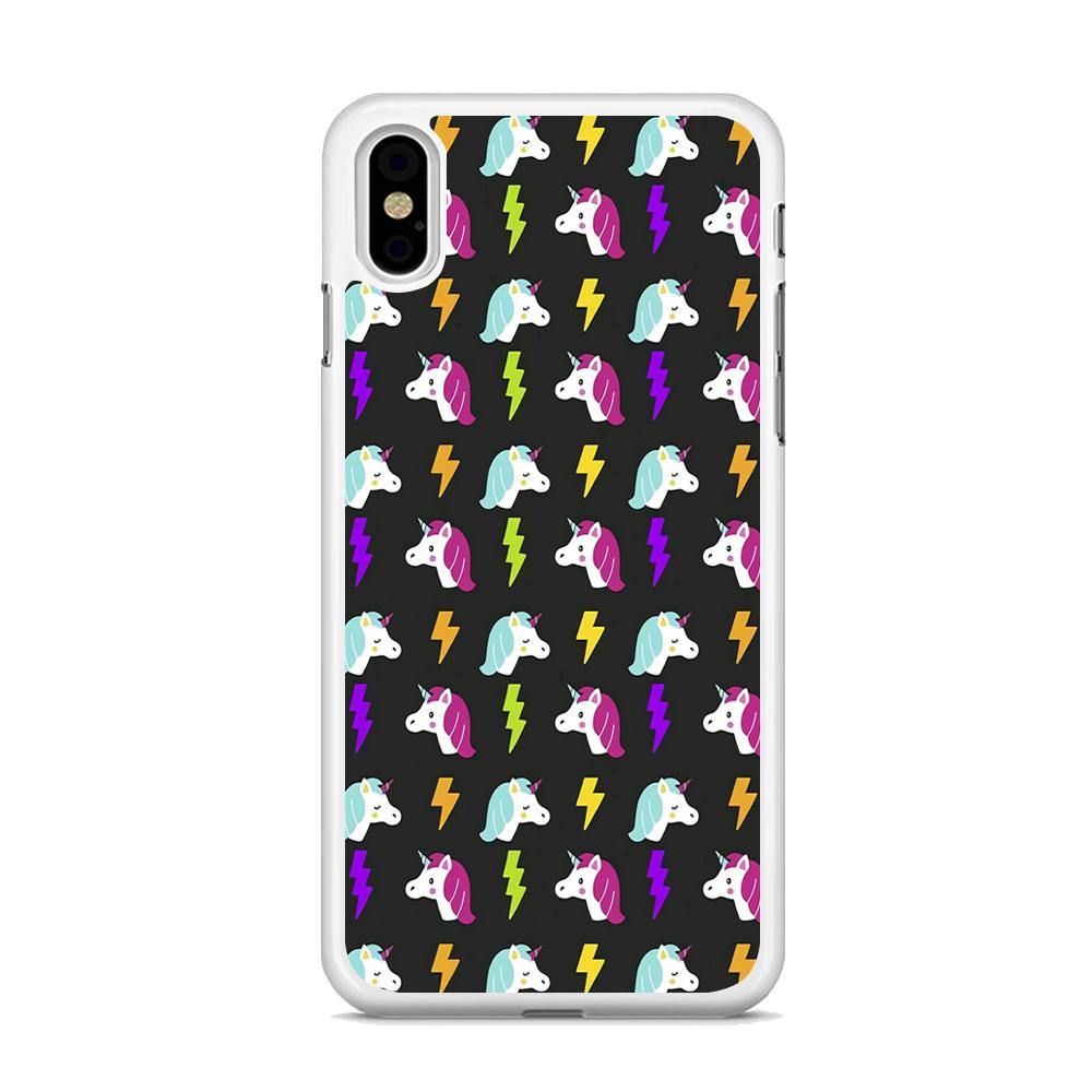 Unicorn Flash Grey iPhone Xs Case - ezzyst