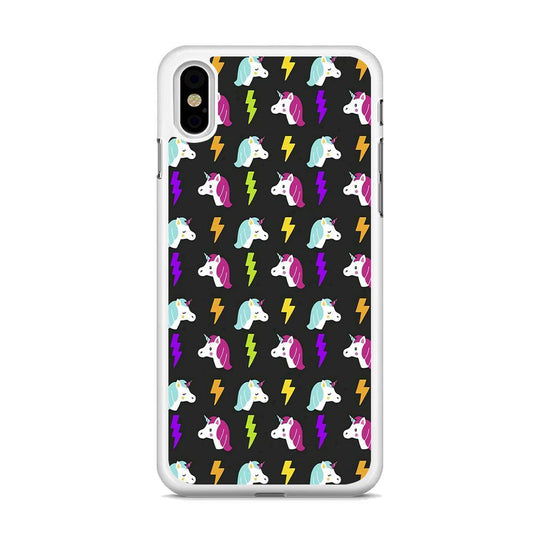 Unicorn Flash Grey iPhone Xs Case - ezzyst