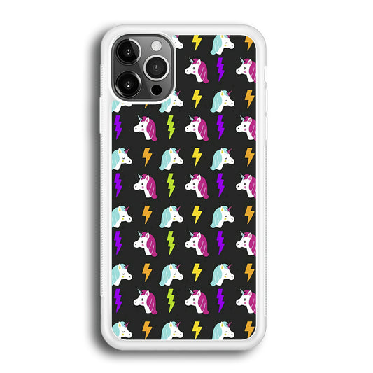 Unicorn Flash Grey  iPhone 12 Pro Case