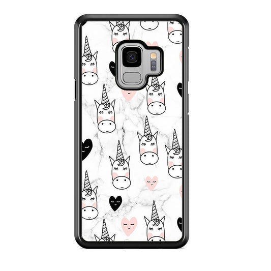 Unicorn Marble White Samsung Galaxy S9 Case - ezzyst