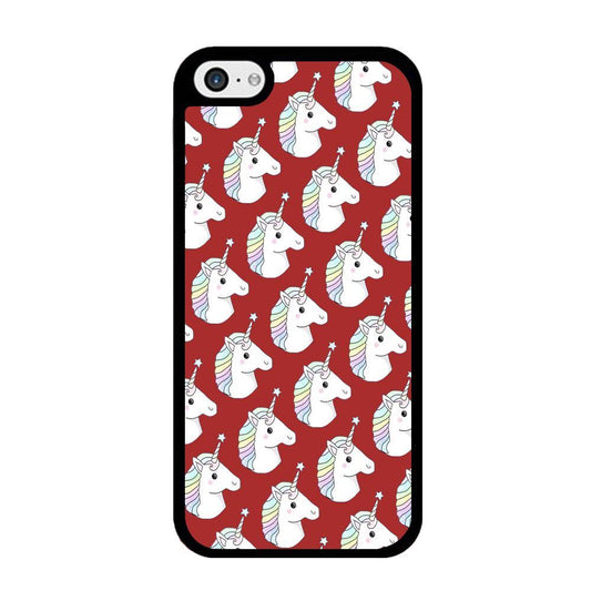 Unicorn Maroon Doodle iPhone 5 | 5s Case - Ezzystore