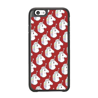 Unicorn Maroon Doodle iPhone 6 | 6s Case - ezzyst