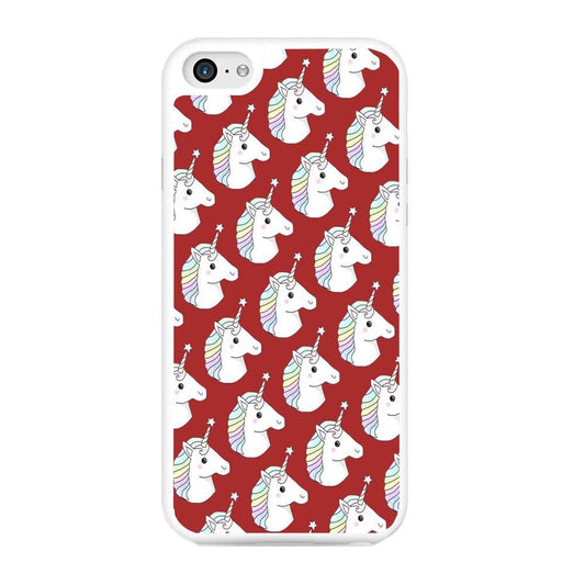 Unicorn Maroon Doodle iPhone 6 | 6s Case - ezzyst