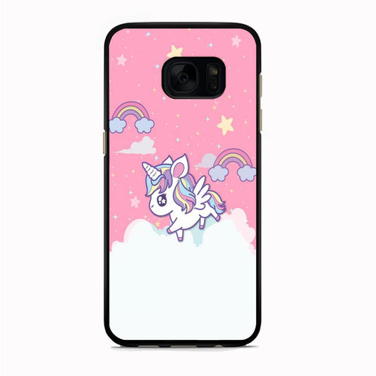 Unicorn Pink Cotton Samsung Galaxy S7 Case - ezzyst