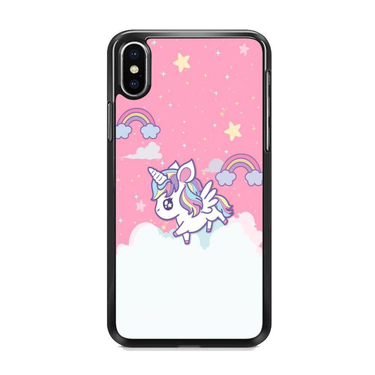 Unicorn Pink Cotton iPhone Xs Case - ezzyst
