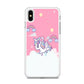 Unicorn Pink Cotton iPhone Xs Case - ezzyst