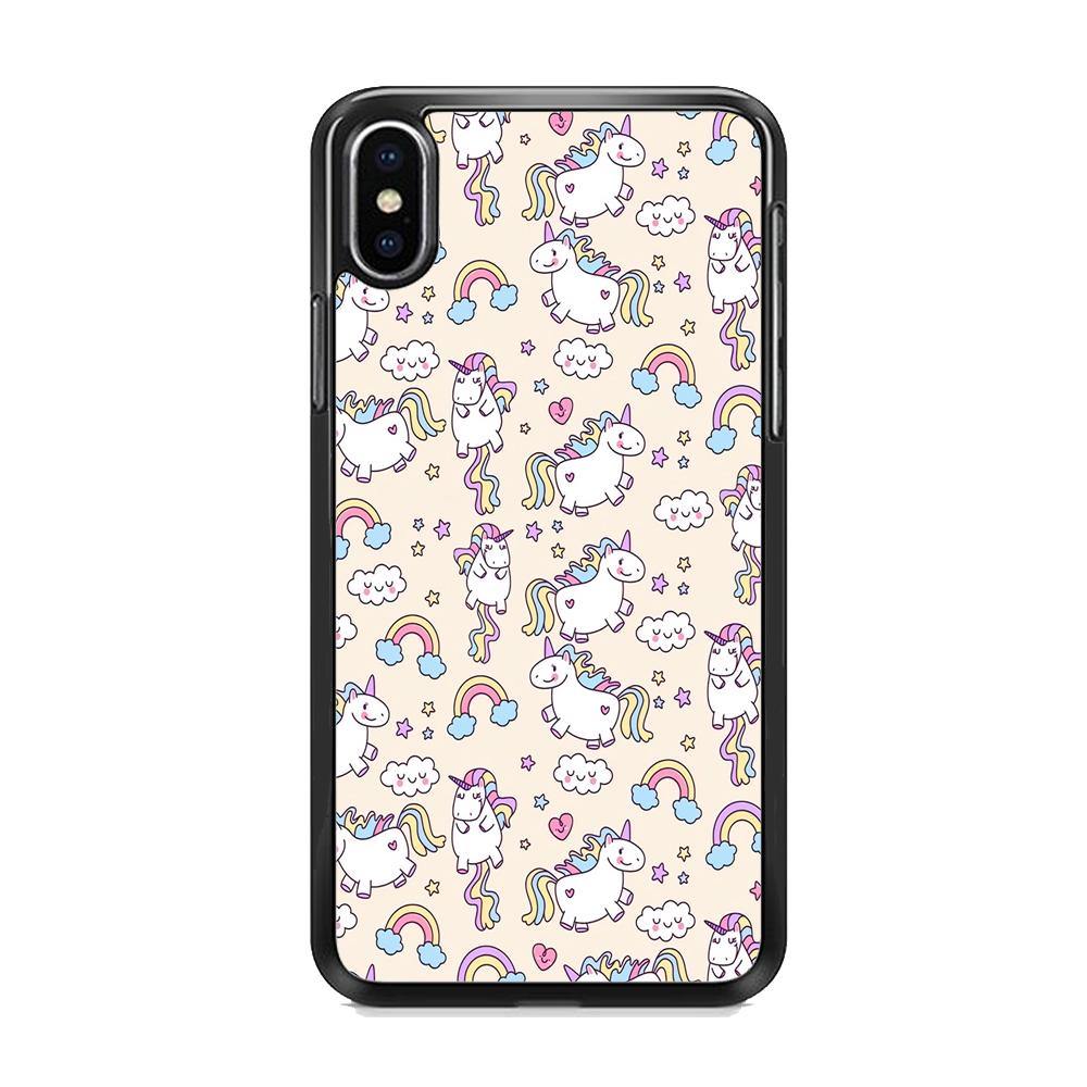 Unicorn Rainbow iPhone Xs Case - ezzyst