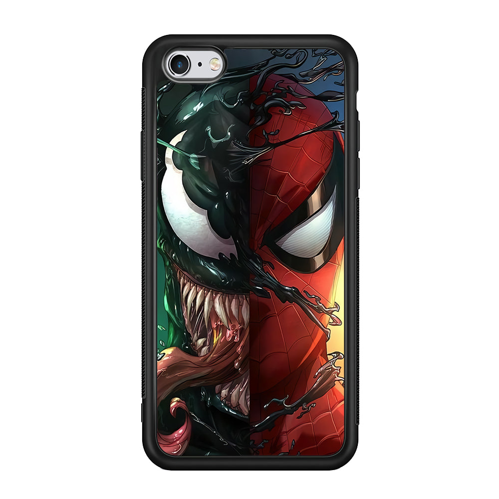 Venom Spiderman Half Face iPhone 6 Plus | 6s Plus Case
