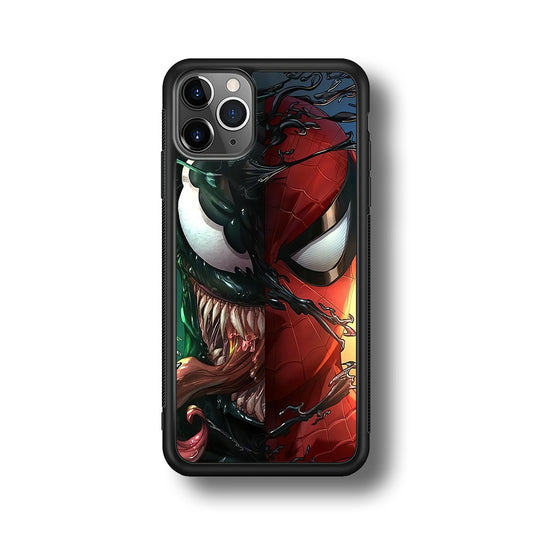 Venom Spiderman Half Face iPhone 11 Pro Max Case