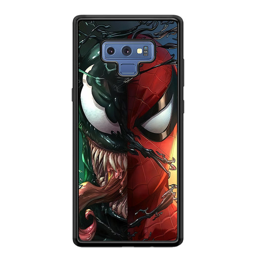 Venom Spiderman Half Face Samsung Galaxy Note 9 Case