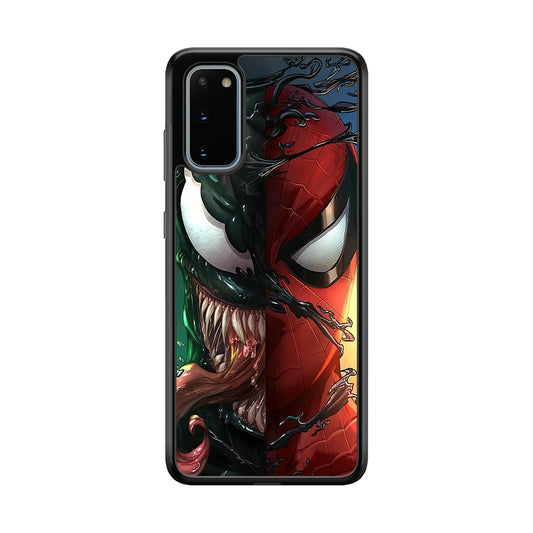 Venom Spiderman Half Face Samsung Galaxy S20 Case