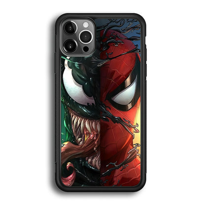 Venom Spiderman Half Face iPhone 12 Pro Case