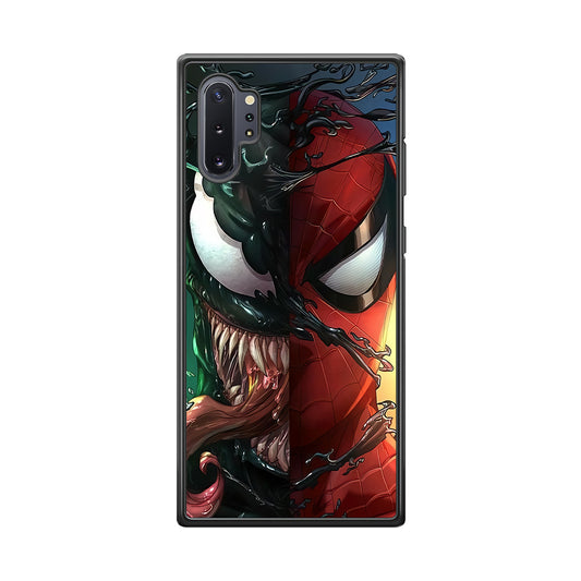 Venom Spiderman Half Face Samsung Galaxy Note 10 Plus Case