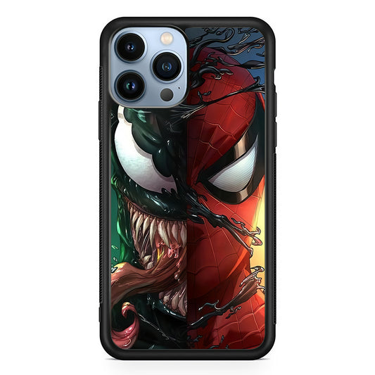Venom Spiderman Half Face iPhone 13 Pro Case