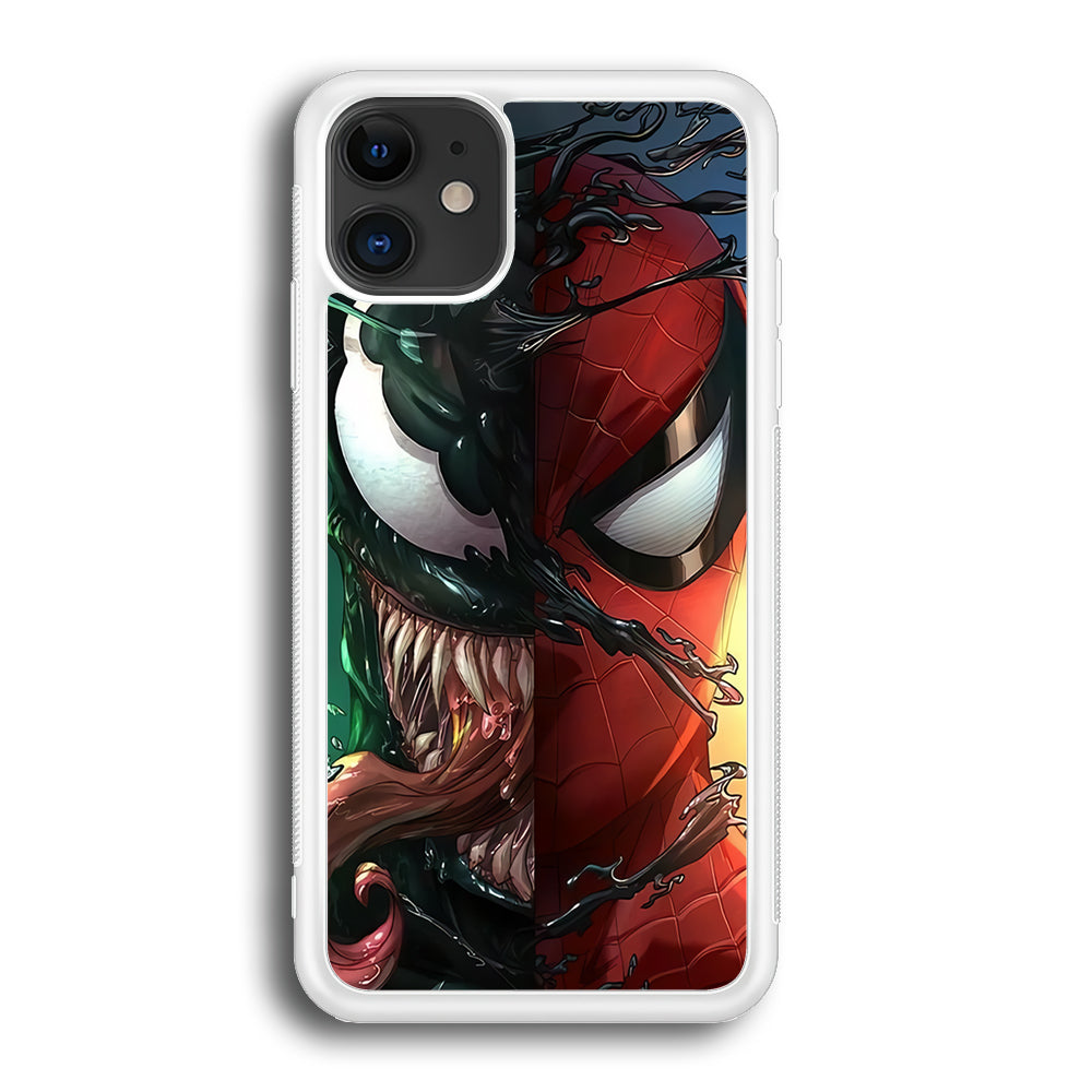 Venom Spiderman Half Face iPhone 12 Case