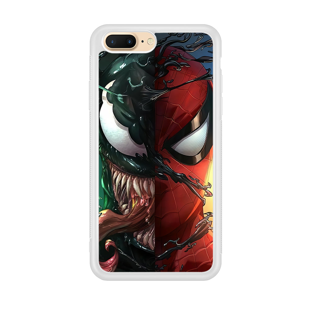 Venom Spiderman Half Face iPhone 8 Plus Case