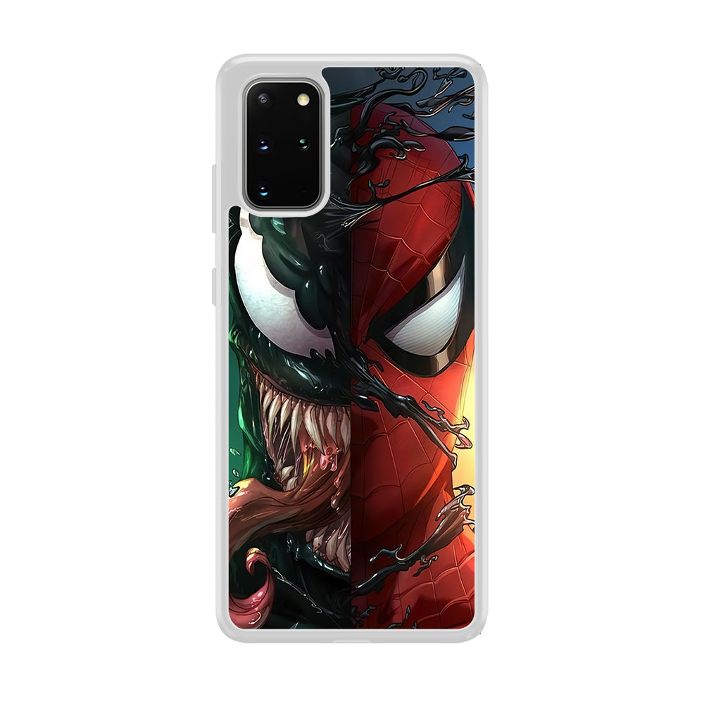 Venom Spiderman Half Face Samsung Galaxy S20 Plus Case