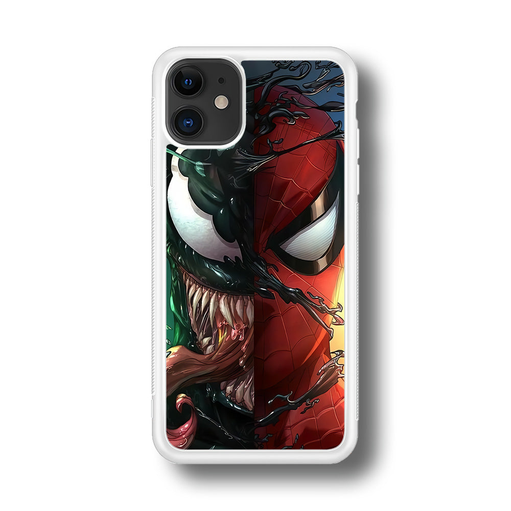 Venom Spiderman Half Face iPhone 11 Case
