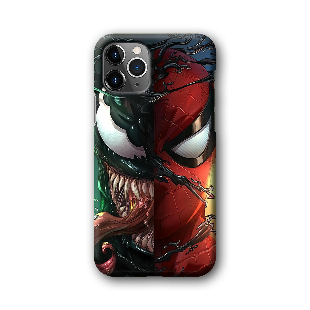 Venom Spiderman Half Face iPhone 11 Pro Max Case