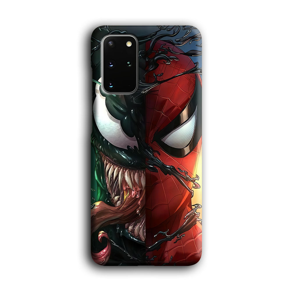 Venom Spiderman Half Face Samsung Galaxy S20 Plus Case