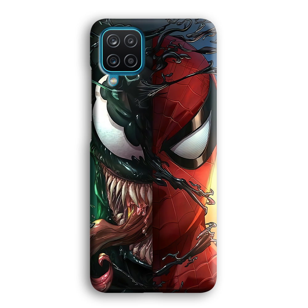 Venom Spiderman Half Face Samsung Galaxy A12 Case