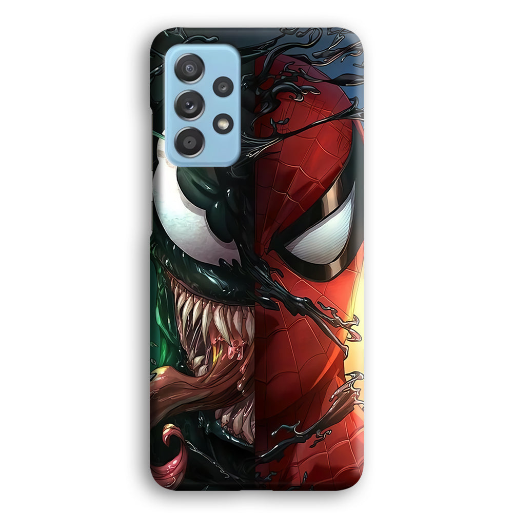 Venom Spiderman Half Face Samsung Galaxy A72 Case