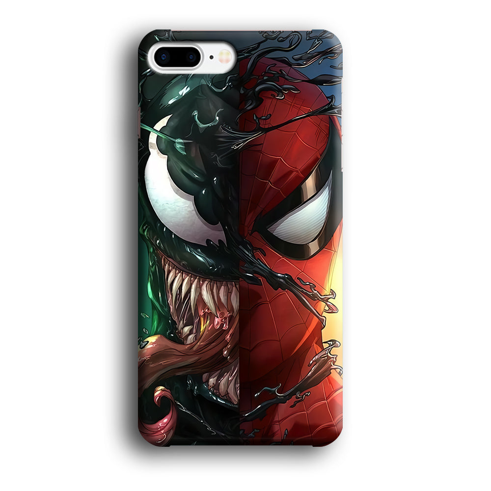 Venom Spiderman Half Face iPhone 8 Plus Case