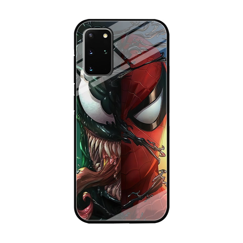 Venom Spiderman Half Face Samsung Galaxy S20 Plus Case