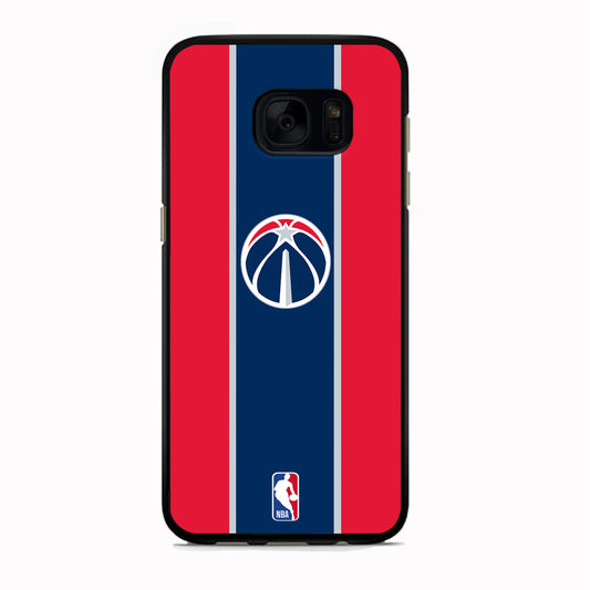 Washington Wizard Logo And Stripe Colours Samsung Galaxy S7 Edge Case