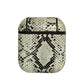 Skin Animal Snake PU Leather Protective Case Cover For Apple Airpods