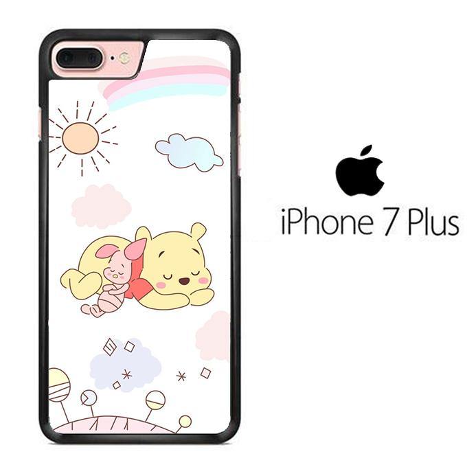 Winnie The Pooh And Piglet Sleep iPhone 7 Plus Case - ezzyst