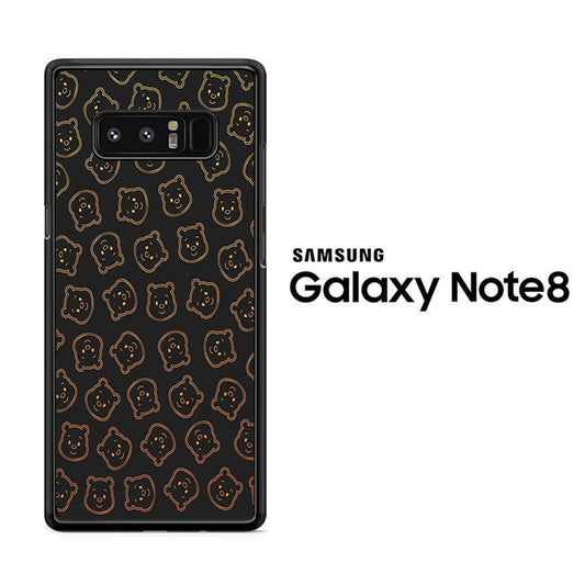 Winnie The Pooh Head Samsung Galaxy Note 8 Case