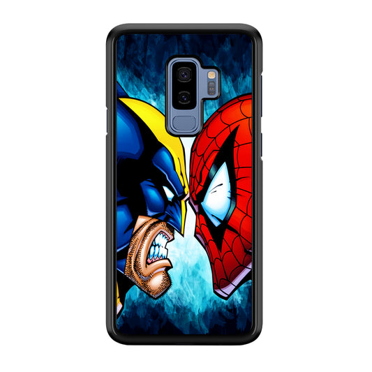 Wolverine X Spiderman Samsung Galaxy S9 Plus Case