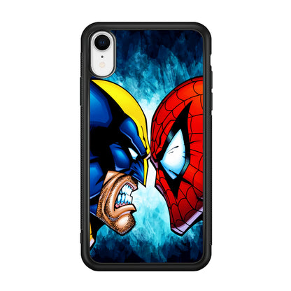 Wolverine X Spiderman iPhone XR Case