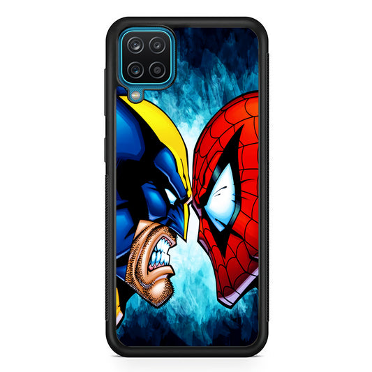 Wolverine X Spiderman Samsung Galaxy A12 Case