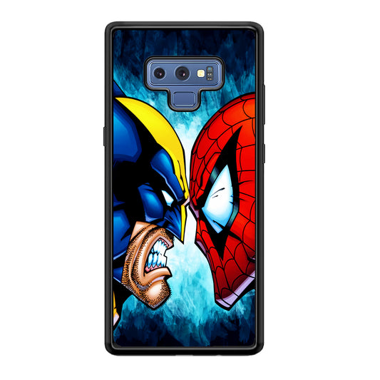 Wolverine X Spiderman Samsung Galaxy Note 9 Case
