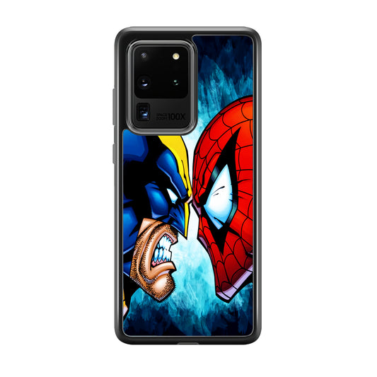 Wolverine X Spiderman Samsung Galaxy S20 Ultra Case