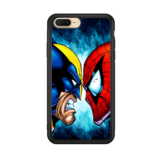 Wolverine X Spiderman iPhone 7 Plus Case