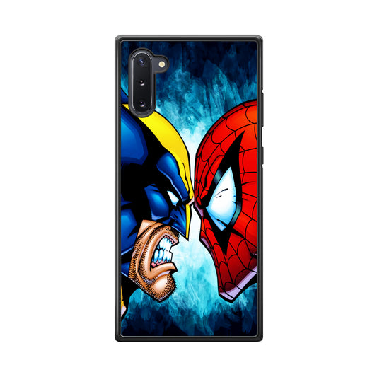 Wolverine X Spiderman Samsung Galaxy Note 10 Case