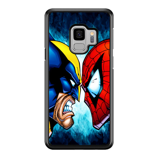 Wolverine X Spiderman Samsung Galaxy S9 Case