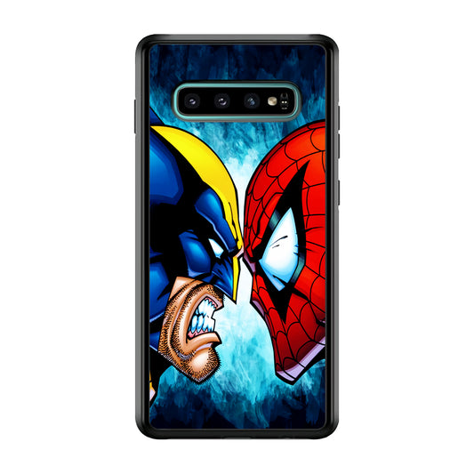 Wolverine X Spiderman Samsung Galaxy S10 Plus Case