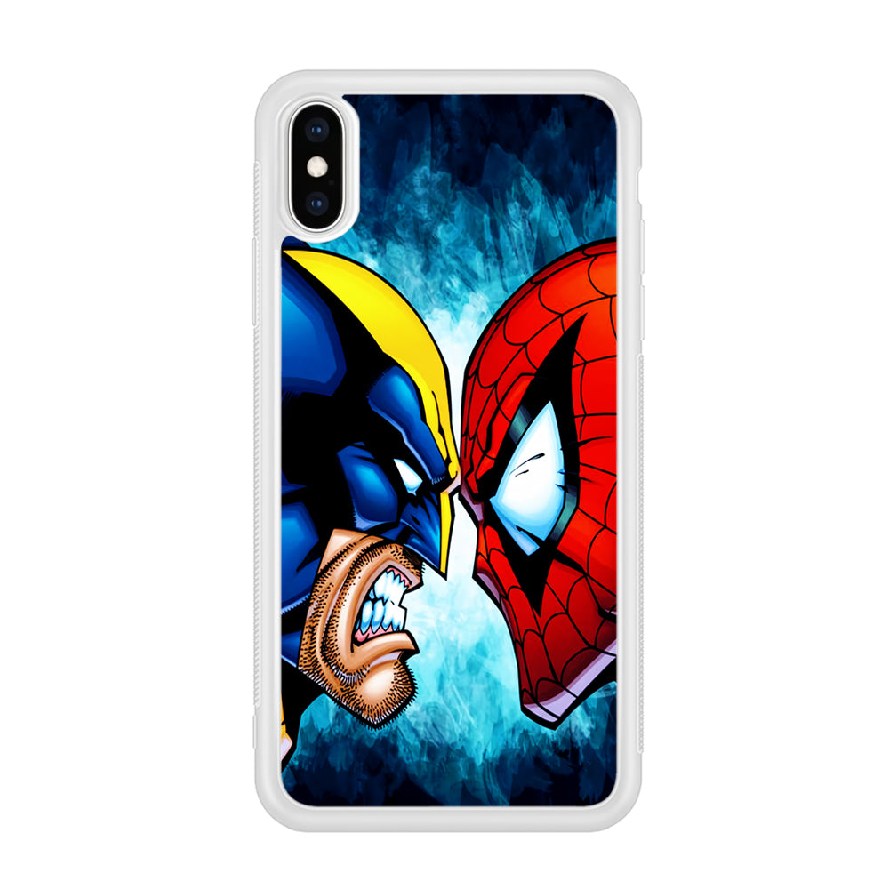 Wolverine X Spiderman iPhone XS Case