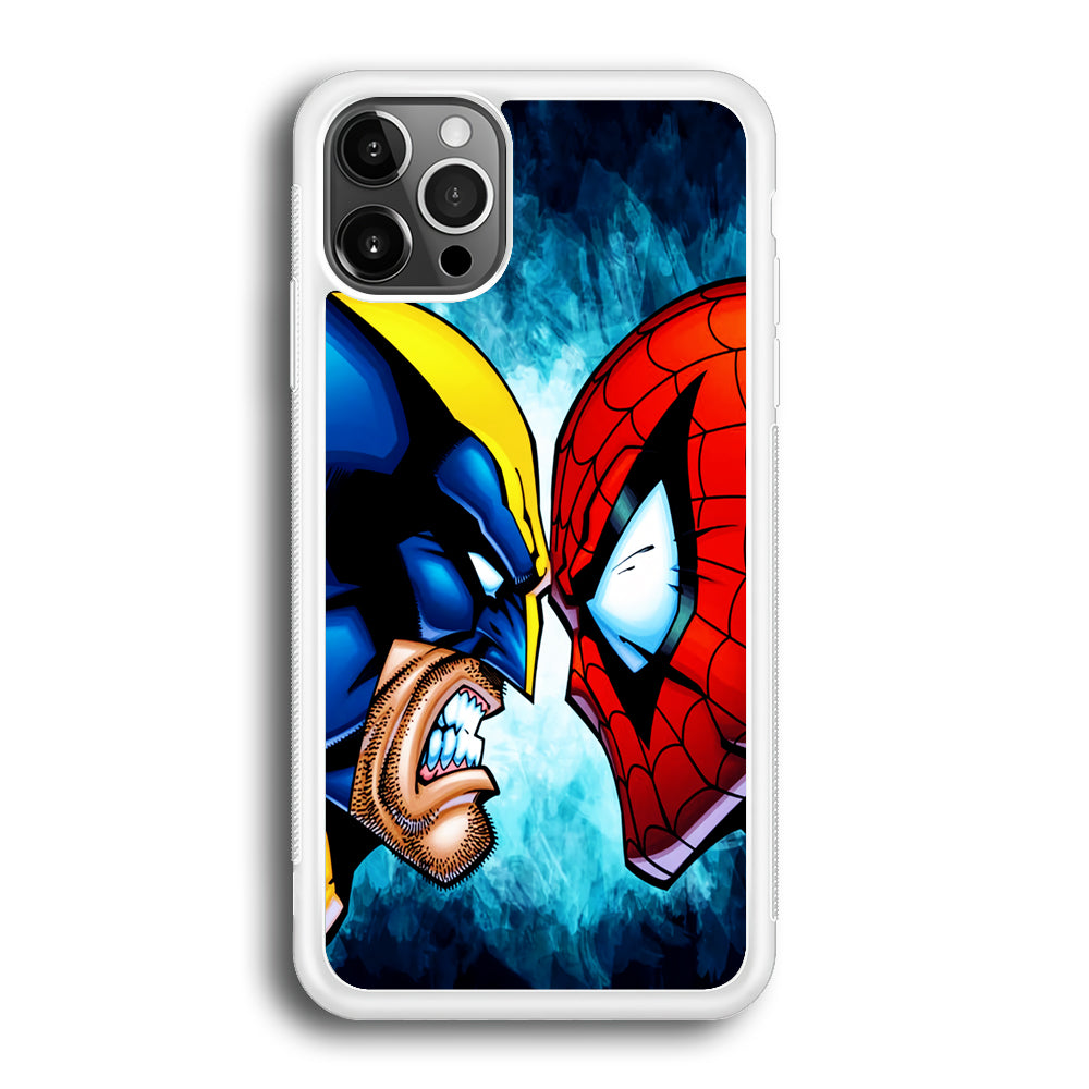 Wolverine X Spiderman iPhone 12 Pro Case