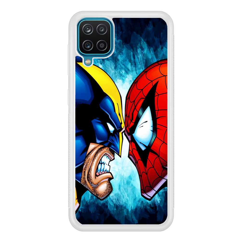 Wolverine X Spiderman Samsung Galaxy A12 Case