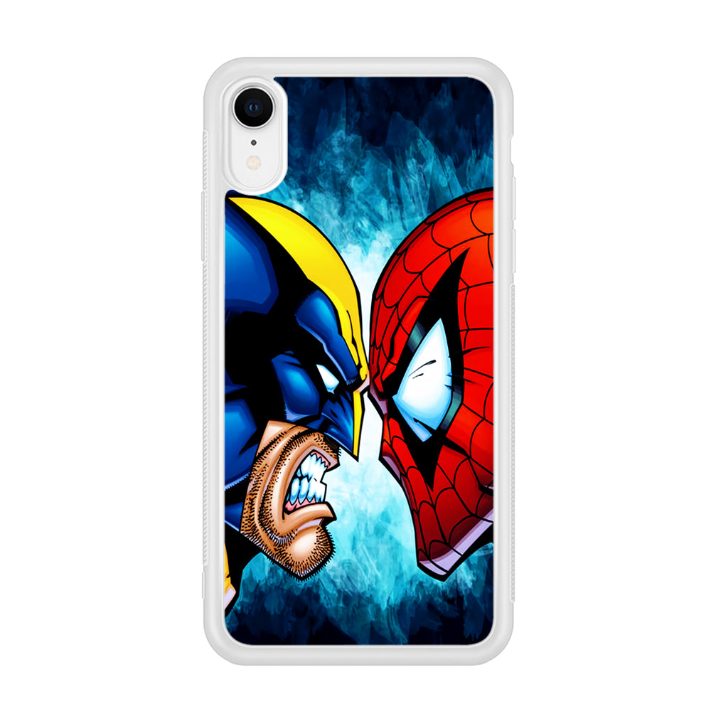 Wolverine X Spiderman iPhone XR Case