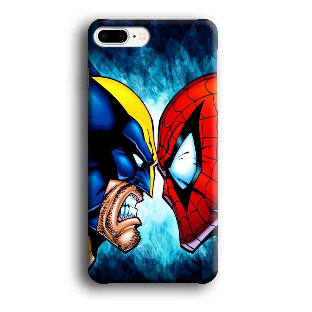 Wolverine X Spiderman iPhone 8 Plus Case