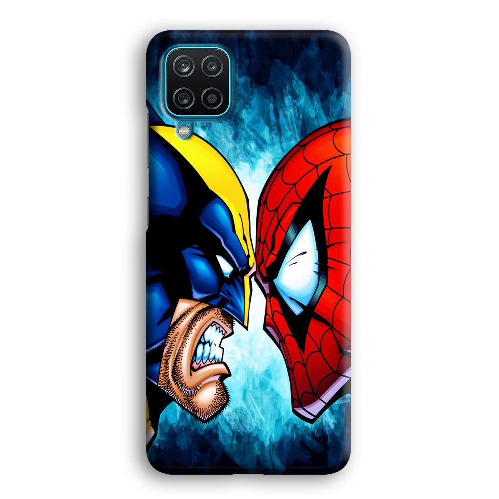Wolverine X Spiderman Samsung Galaxy A12 Case