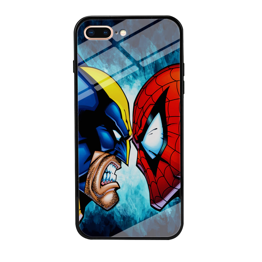 Wolverine X Spiderman iPhone 8 Plus Case