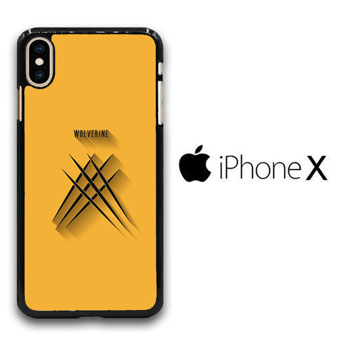 Wolverine Yellow Claw iPhone X Case